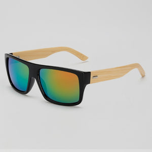 Brand Design Bamboo Sunglasses Men