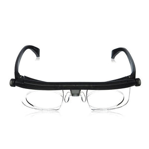 Reading Glasses Myopia Eyeglasses -6D to +3D Variable Lens Correction Binocular Magnifying