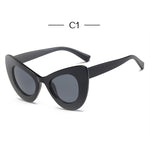 Cat Eye Sunglasses Ladies Mirror Eyeglasses Women