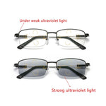 Reading Glasses Titanium Half Frame  Unisex