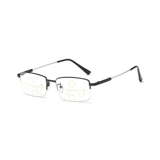 Reading Glasses Titanium Half Frame  Unisex