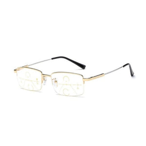 Reading Glasses Titanium Half Frame  Unisex