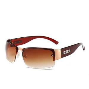 Grey Mirror Men's Square Sunglasses Polarized Mens Sun Glasses