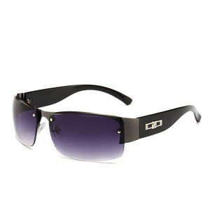 Grey Mirror Men's Square Sunglasses Polarized Mens Sun Glasses