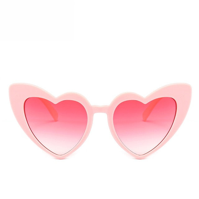 Heart Sunglasses Pink Women