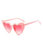 Heart Sunglasses Pink Women