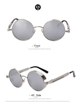 Round Metal Sunglasses Steampunk Men Women