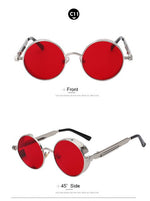 Round Metal Sunglasses Steampunk Men Women