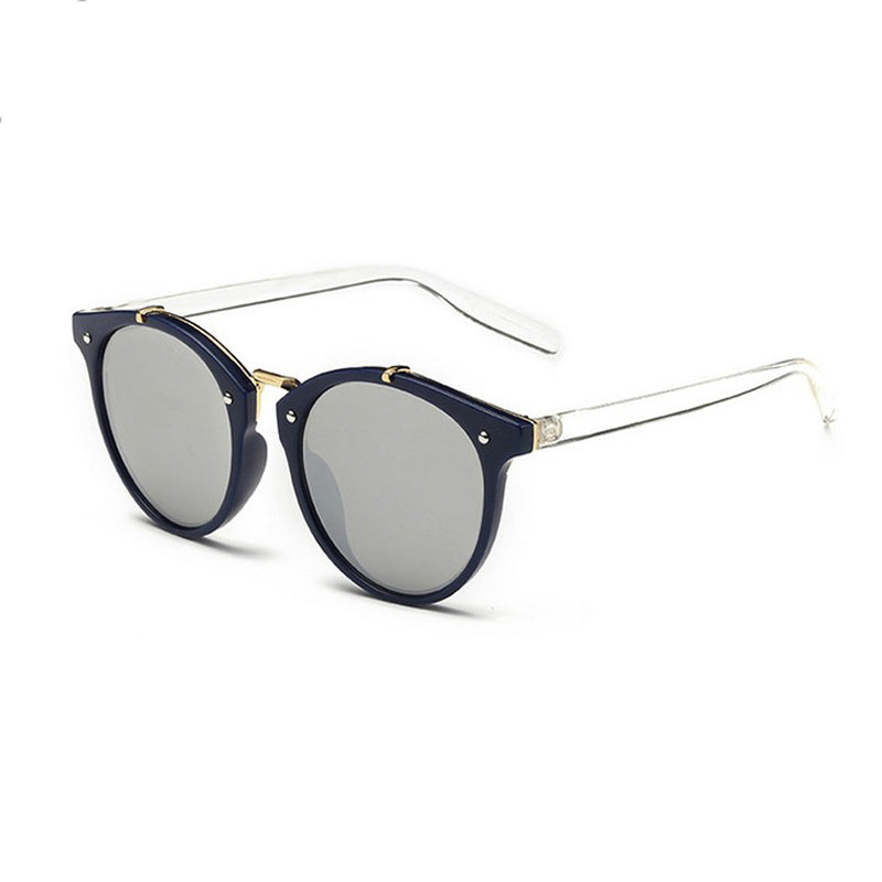 Punk Vintage Round Sunglasses Women